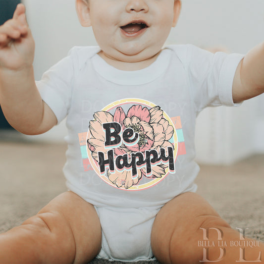 Be Happy Infant One-Piece - Bella Lia Boutique