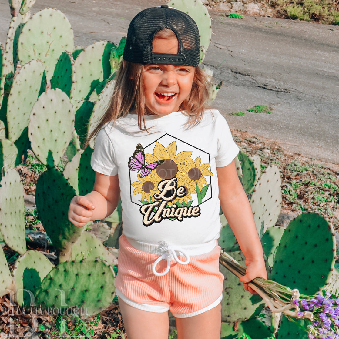 Be Unique Toddler and Youth Tee - Bella Lia Boutique