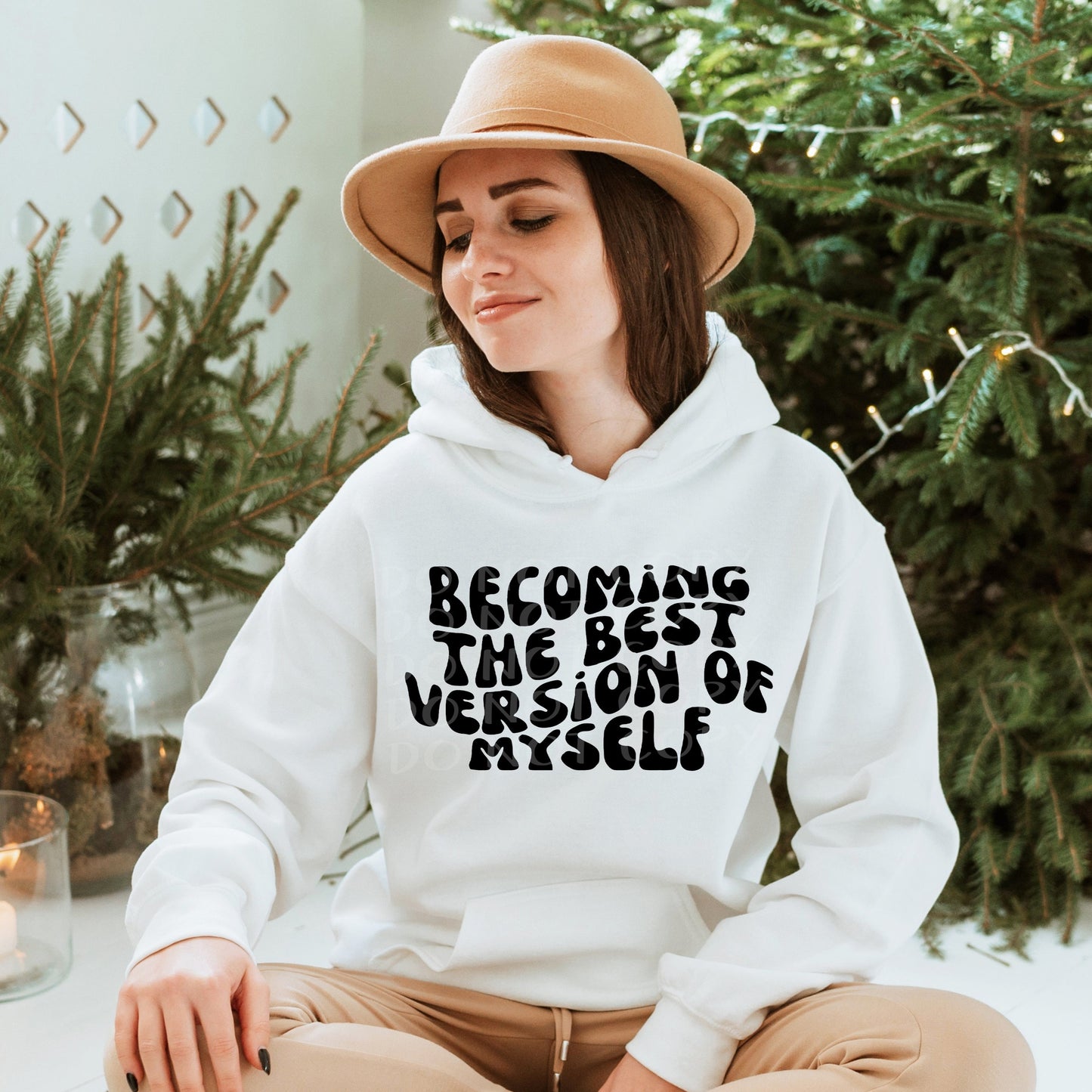 Becoming The Best Version of Myself Hoodie - Bella Lia Boutique