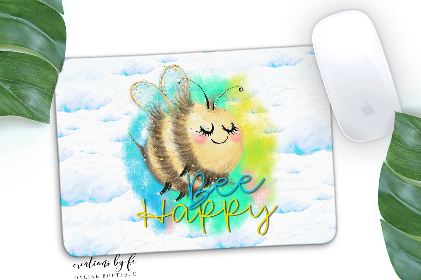 Bee Happy Mousepad - Bella Lia Boutique