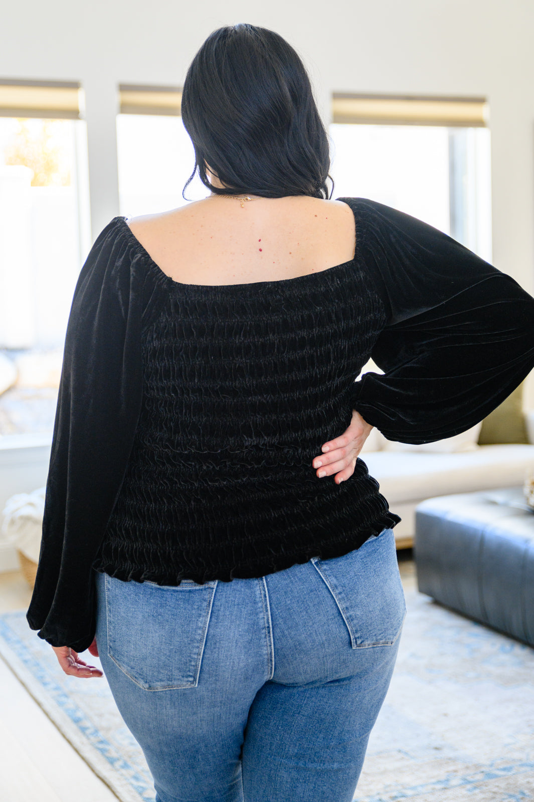 Believe In Miracles Top | Black - Bella Lia Boutique