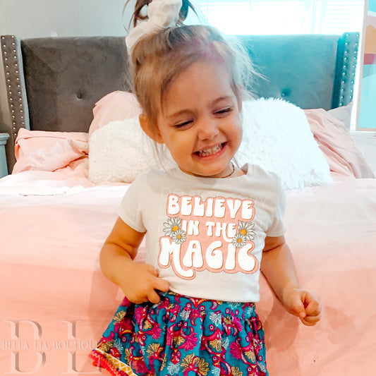 Believe in the Magic Toddler and Youth Tee - Bella Lia Boutique