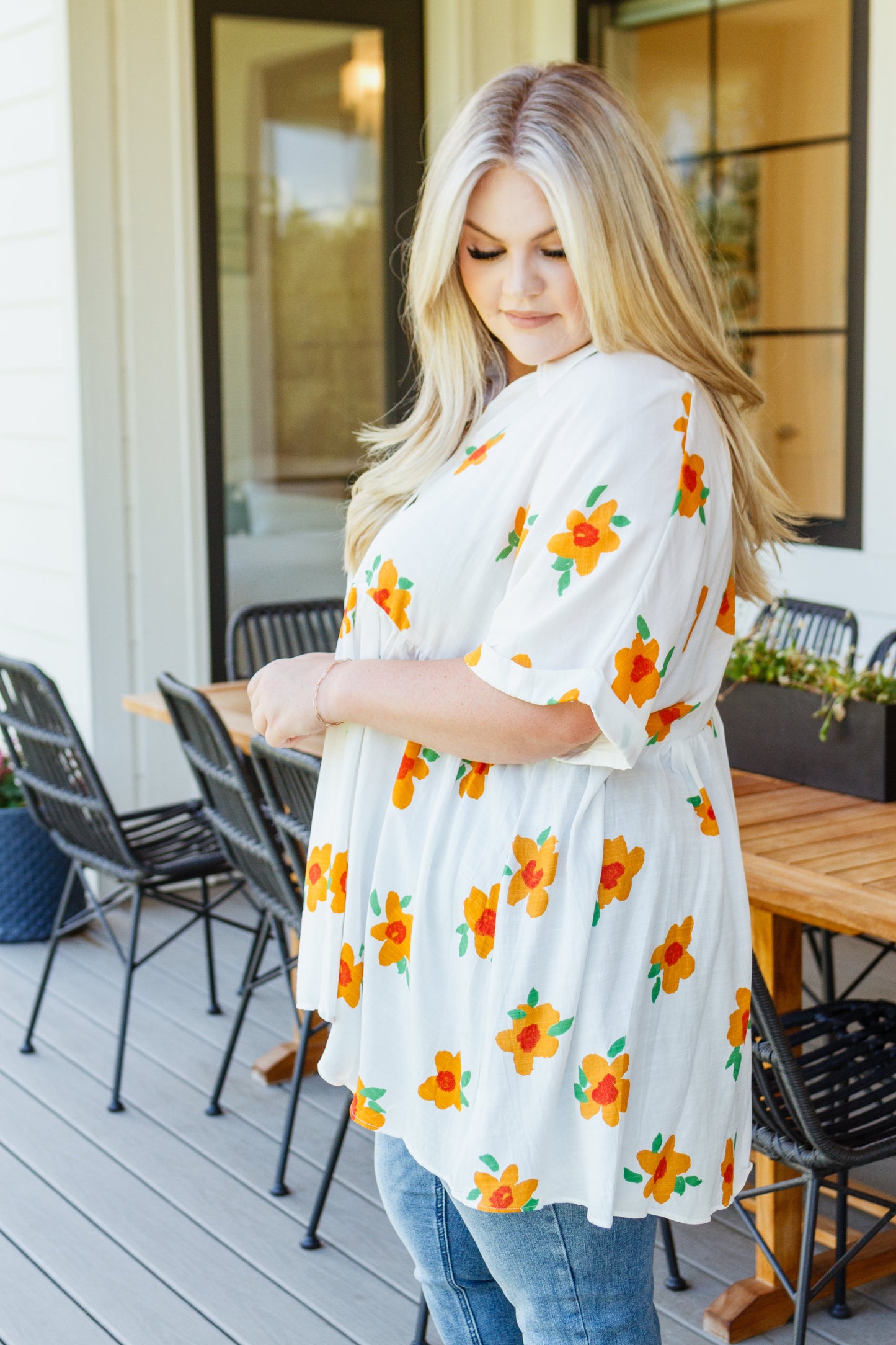 Blissed Out Babydoll Tunic