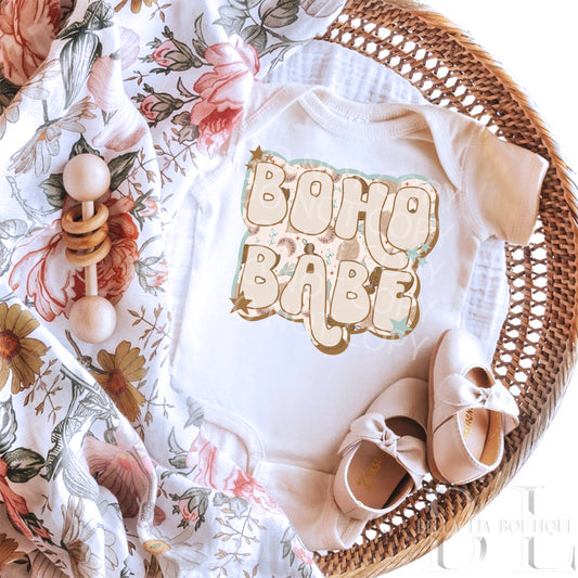 Boho Babe Infant One-Piece - Bella Lia Boutique