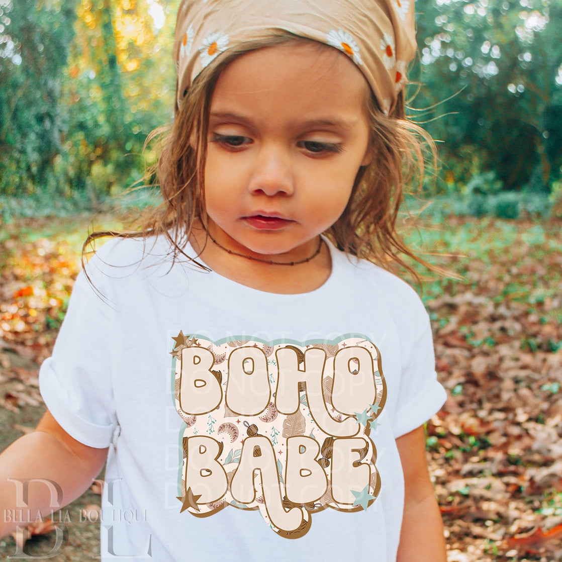 Boho Babe Toddler and Youth Tee - Bella Lia Boutique
