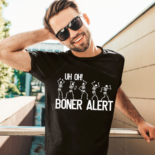 NSFW Boner Alert Men's Graphic Tee - Bella Lia Boutique