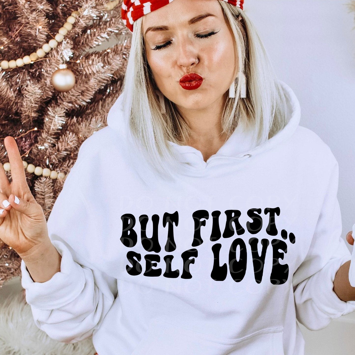 But First Self Love Hoodie - Bella Lia Boutique