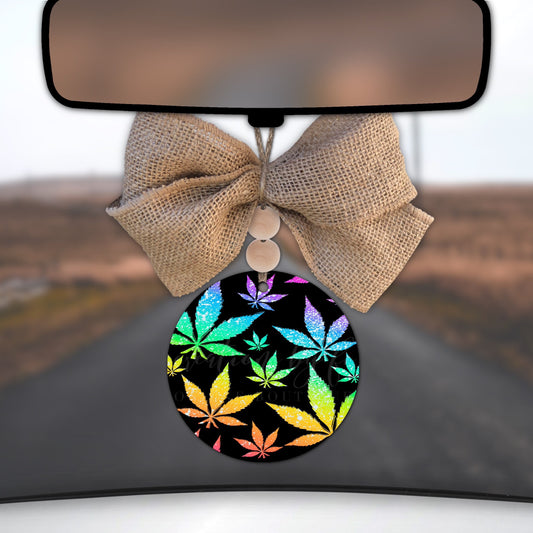 Car Charm | Cannabis Rainbow - Bella Lia Boutique