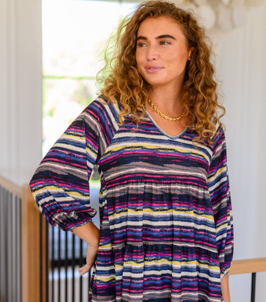 Circle Back Striped Top