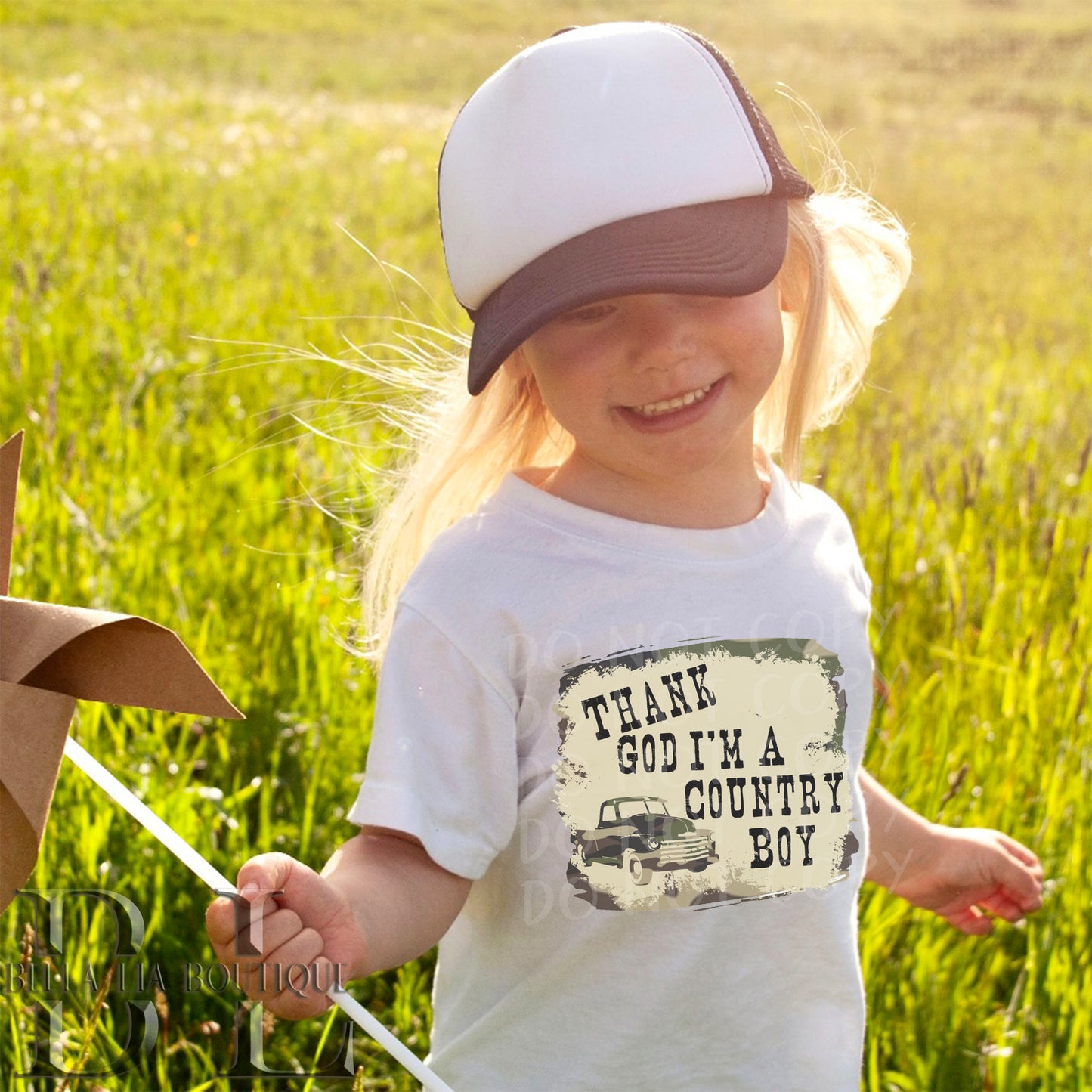 Country Boy Toddler and Youth Tee - Bella Lia Boutique