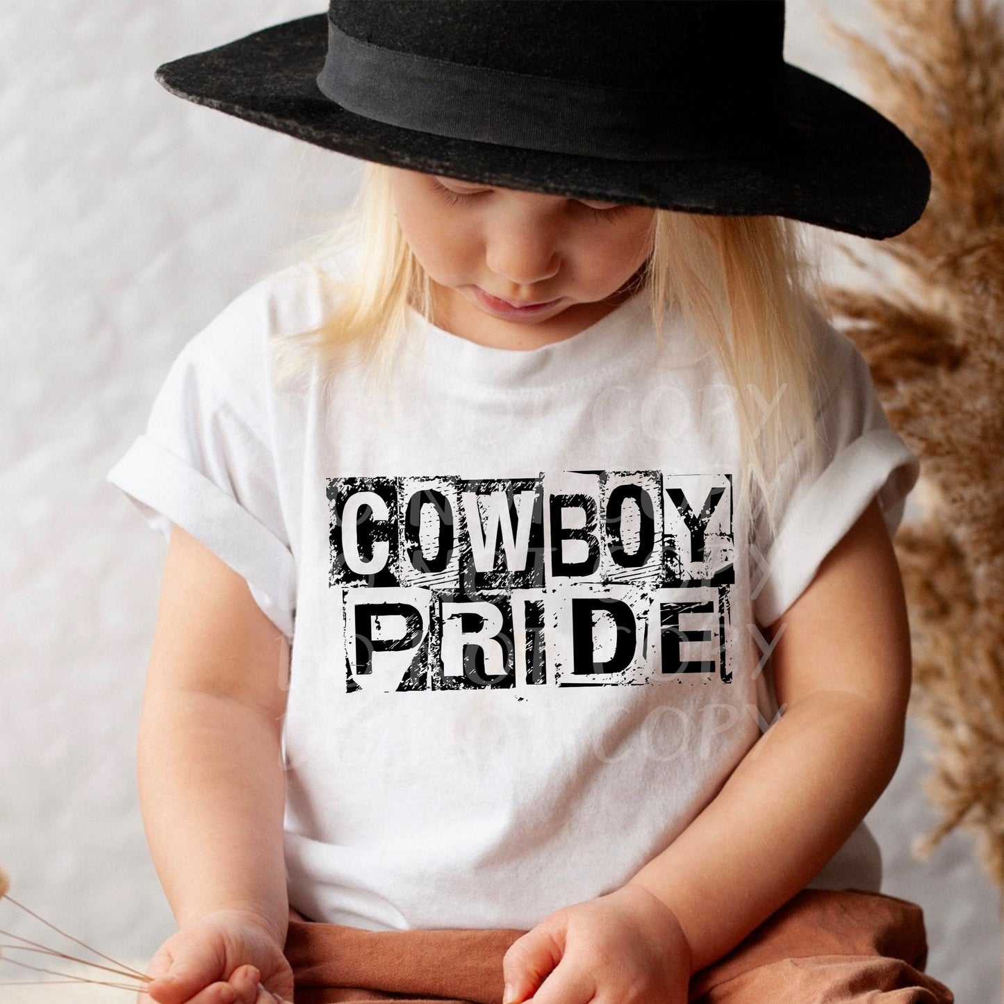 Cowboy Pride Toddler and Youth Tee - Bella Lia Boutique