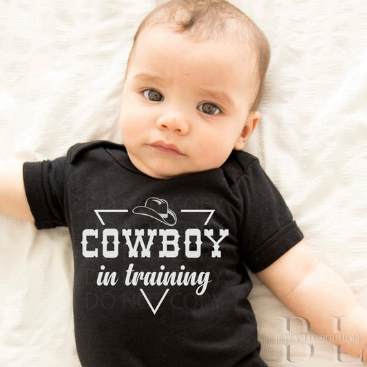 Cowboy in Training Infant One-Piece - Bella Lia Boutique