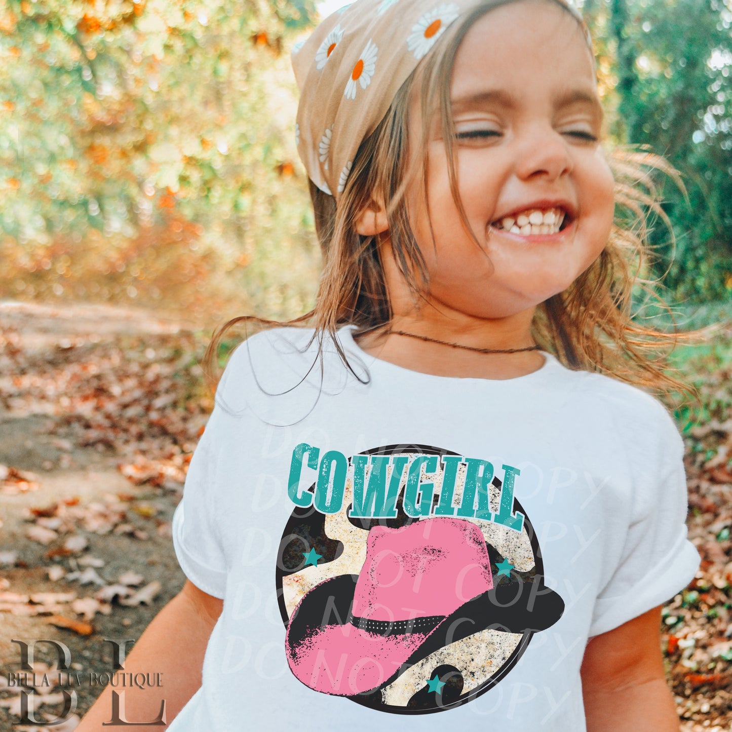 Cowgirl Toddler and Youth Tee - Bella Lia Boutique