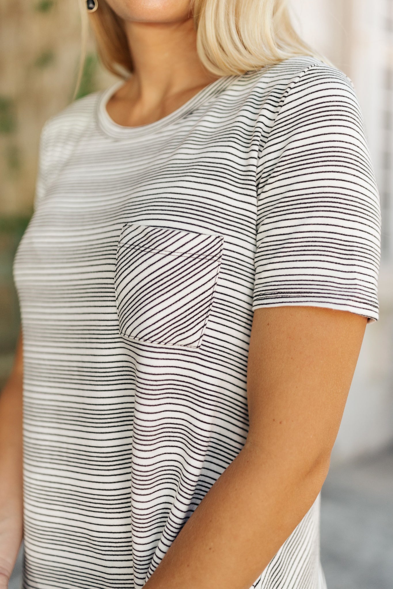 Cozy In Stripes Top | Gray - Bella Lia Boutique