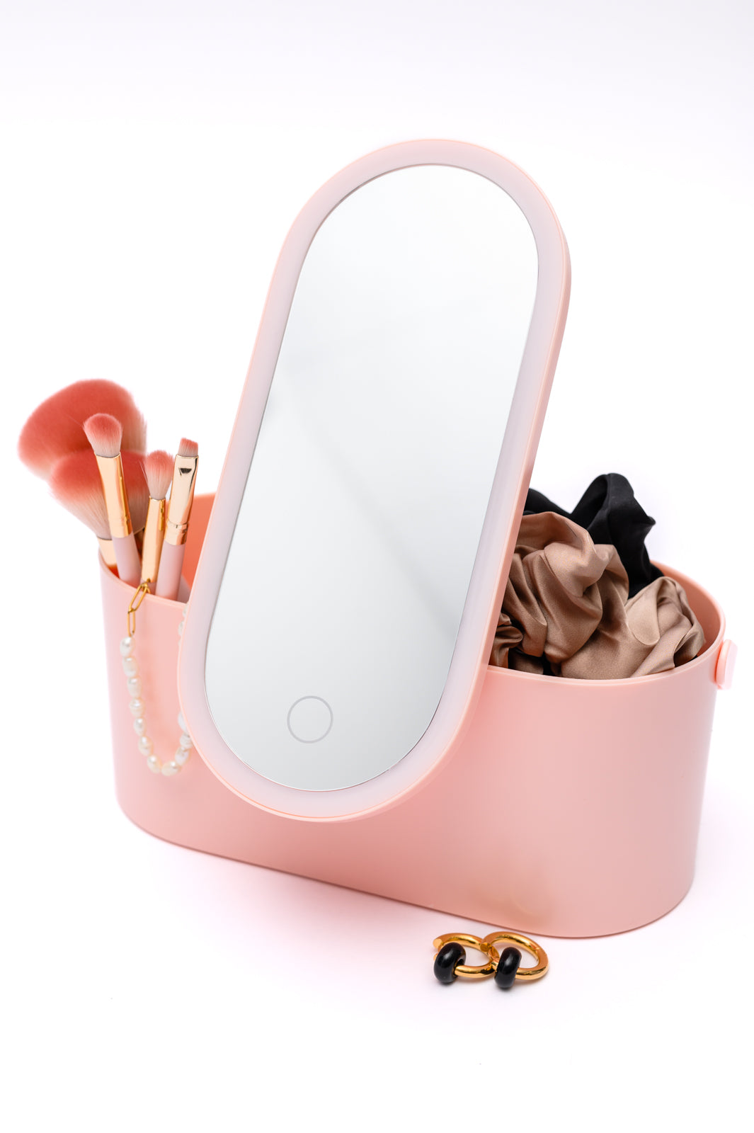 Portable Beauty Storage & LED Mirror