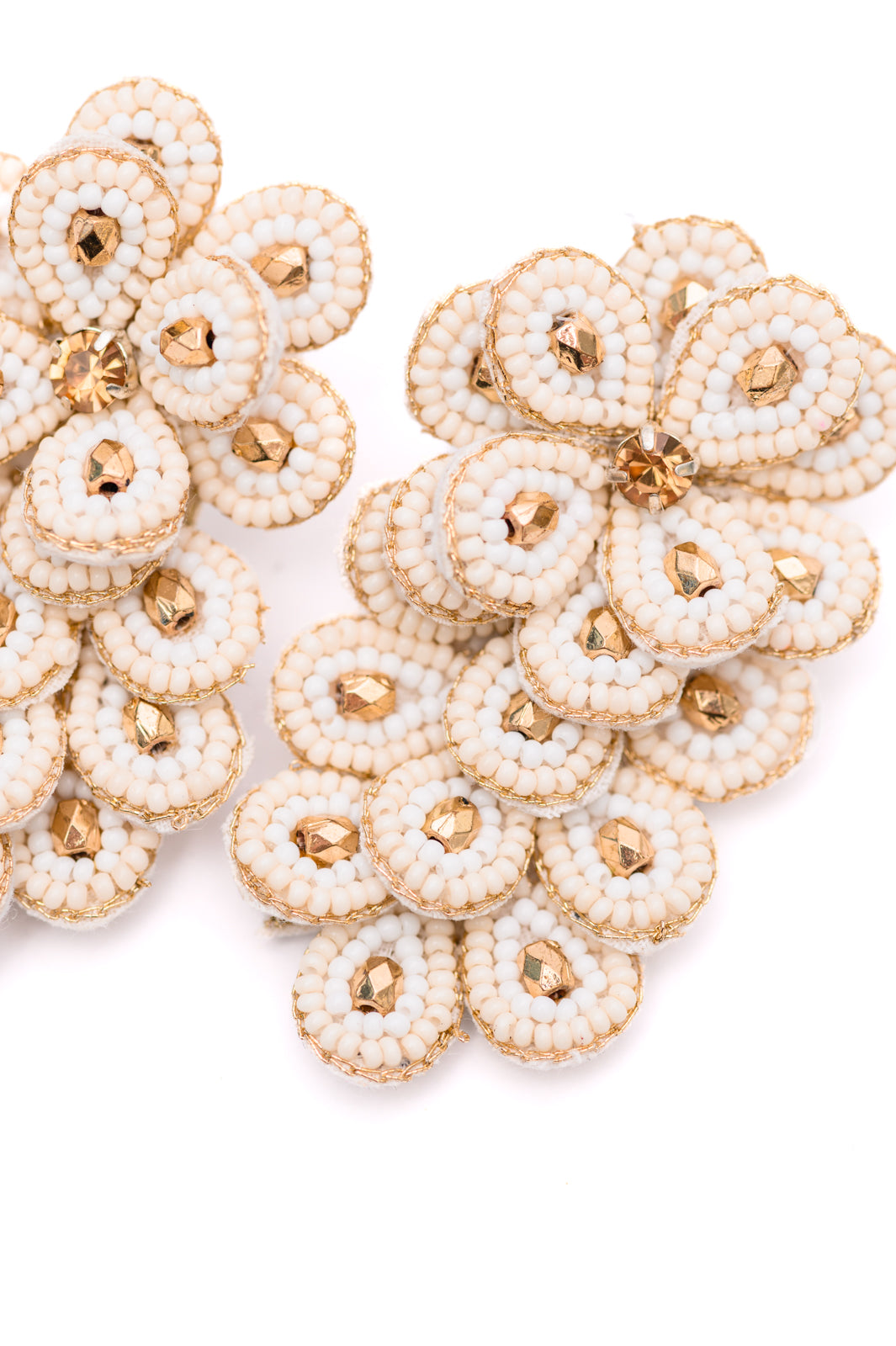 Falling Petals Earrings | Ivory