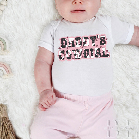 Daddy's Cowgirl Infant One-Piece - Bella Lia Boutique