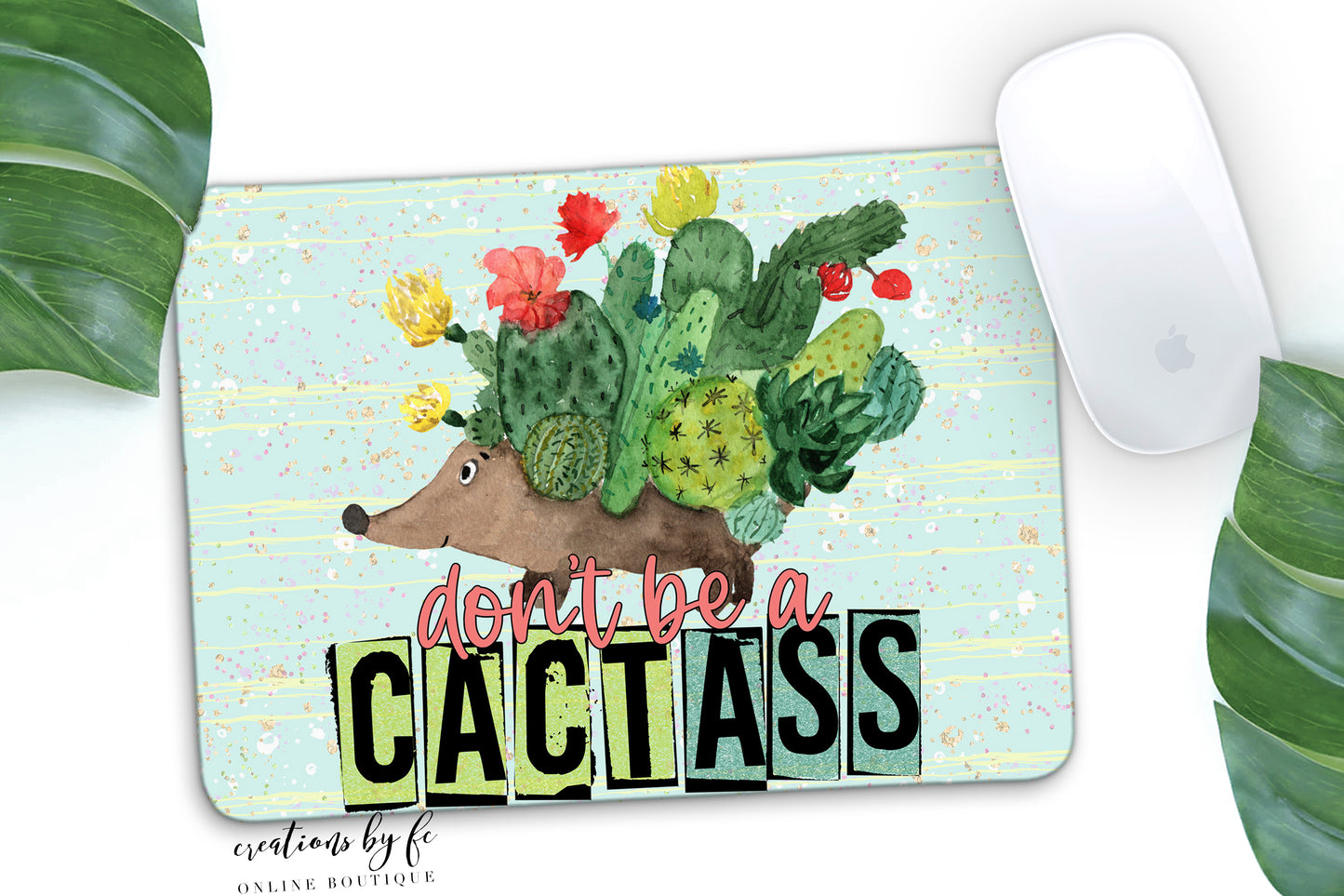 Cactass Mousepad - Bella Lia Boutique