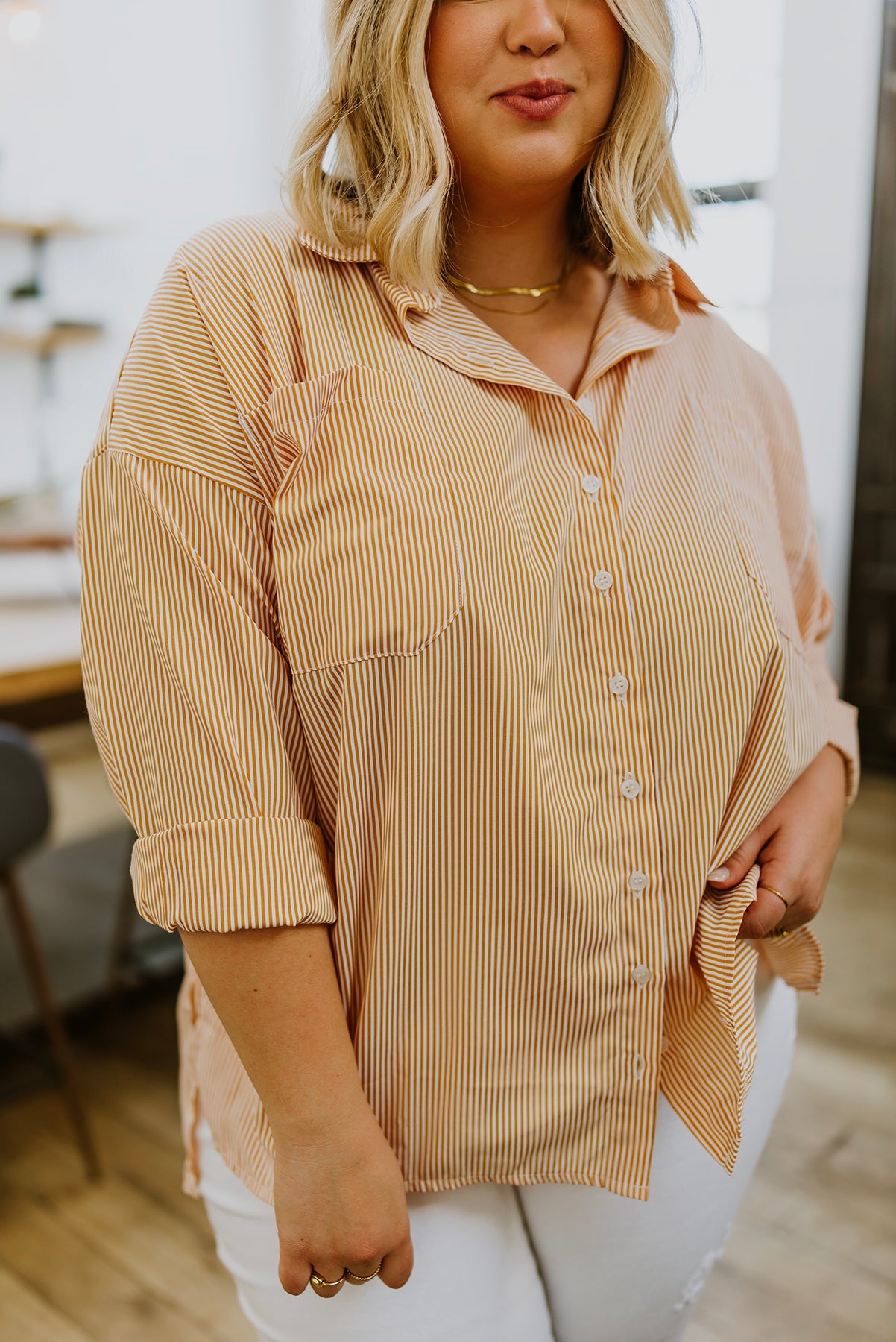 Easy On The Eyes Striped Top