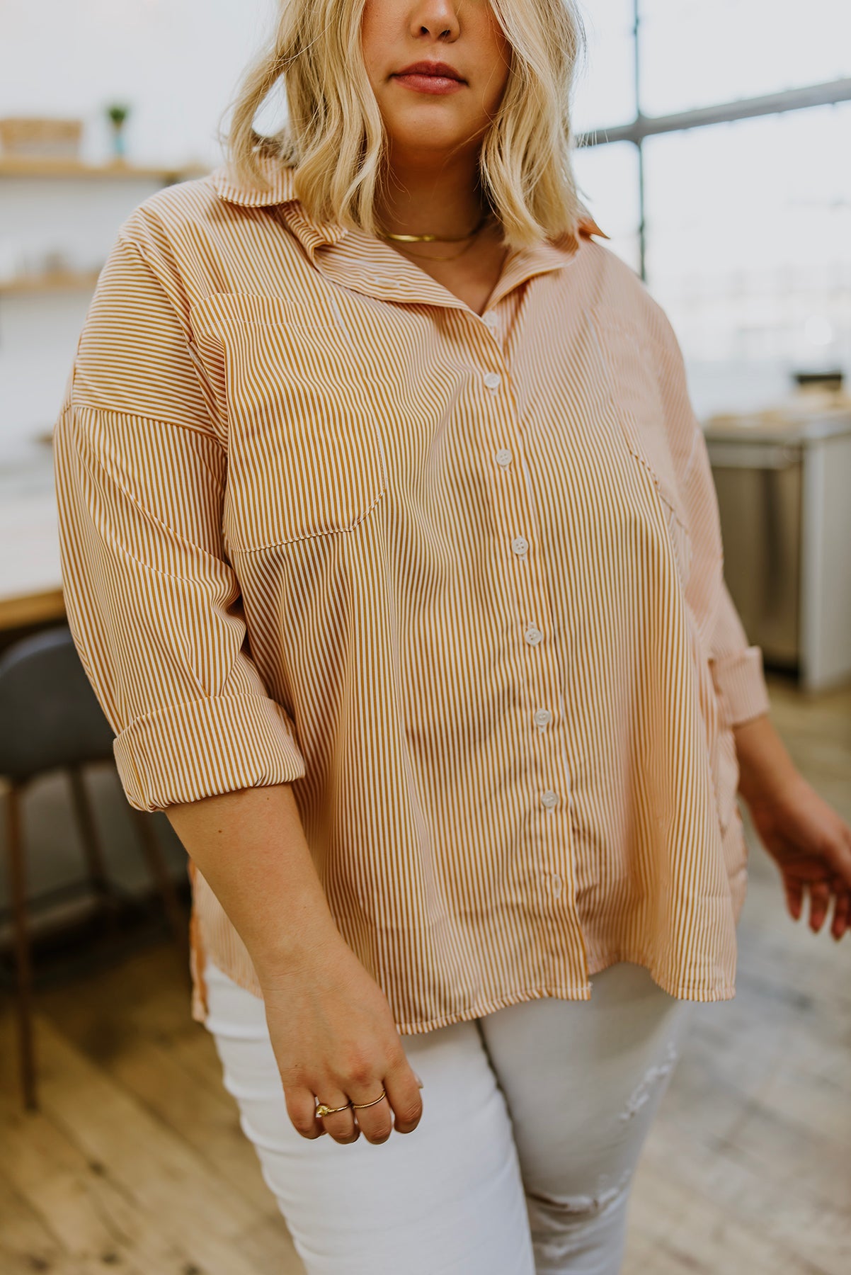 Easy On The Eyes Striped Top