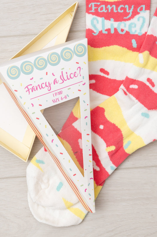 Fancy A Slice? Graphic Socks - Bella Lia Boutique