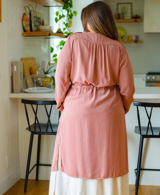 First Day Of Spring Jacket | Dusty Mauve - Bella Lia Boutique