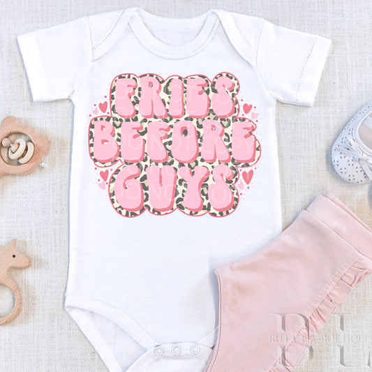 Fries Before Guys Infant One-Piece - Bella Lia Boutique