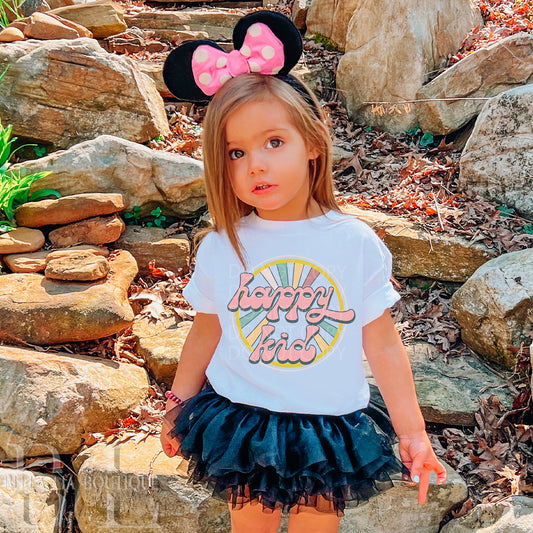 Happy Kid Toddler and Youth Tee - Bella Lia Boutique