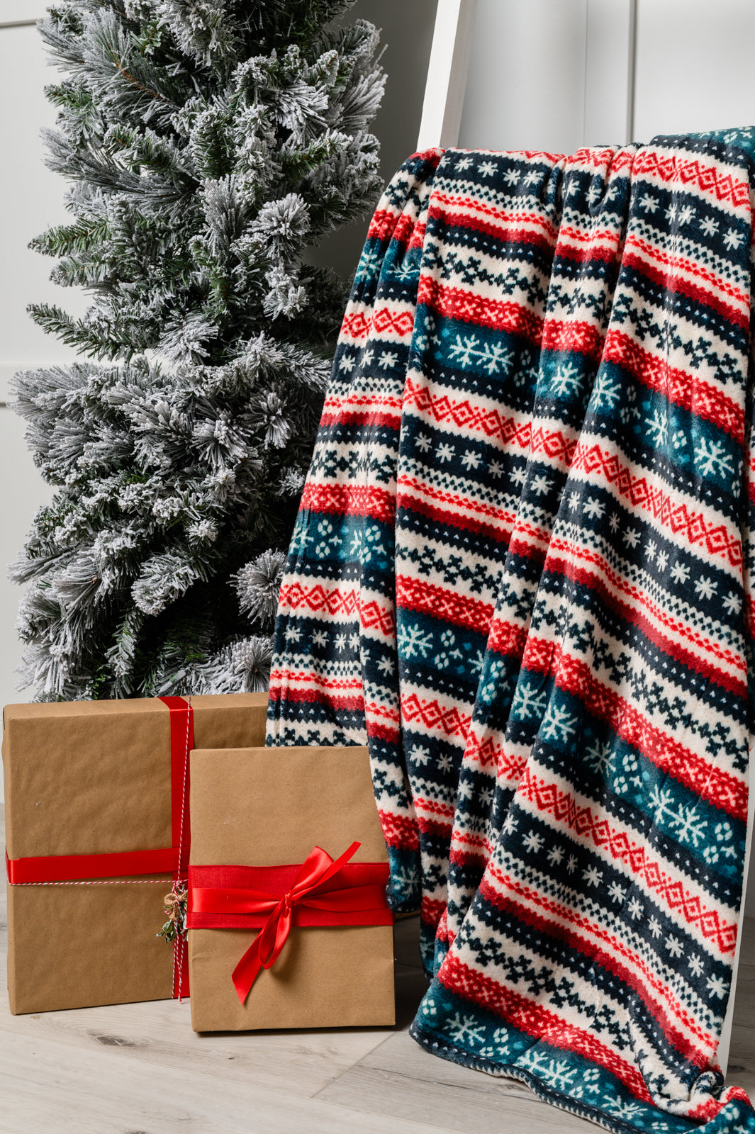 Holiday Fleece Blanket | Sweater Knit