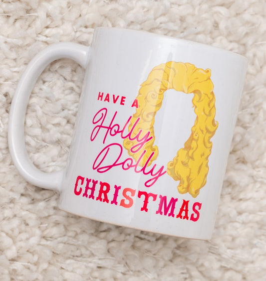 Holly Dolly Christmas Mug - Bella Lia Boutique