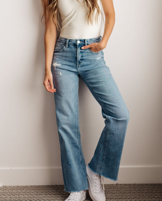 Hope High-Rise Wide Leg Jeans | Mica