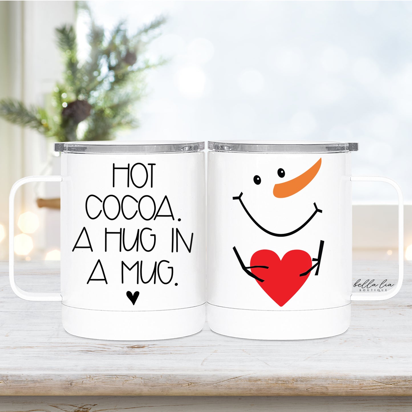 Hug in a Mug Camping Mug | 12 oz - Bella Lia Boutique