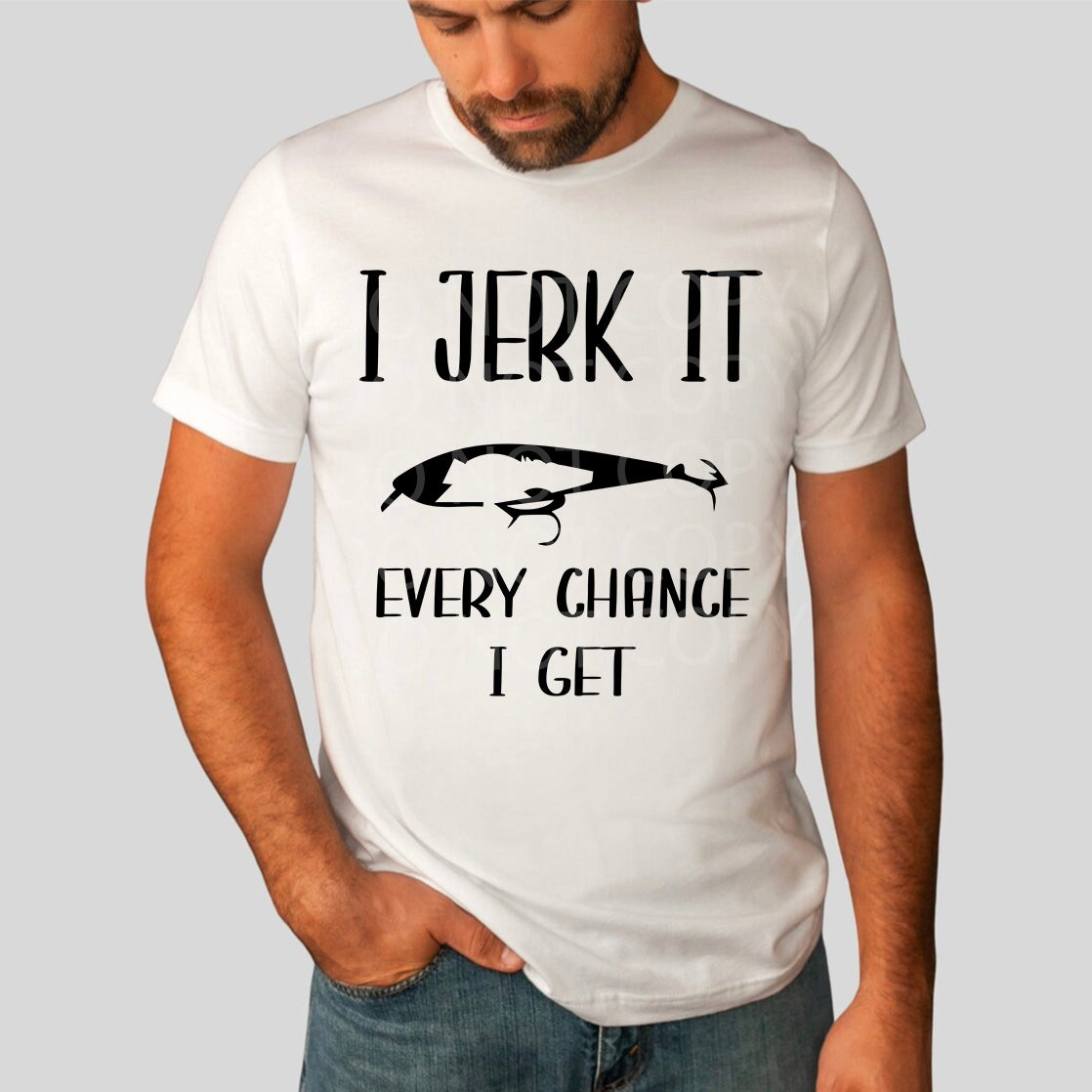 NSFW I Jerk It Every Chance I Get Men's Graphic Tee - Bella Lia Boutique