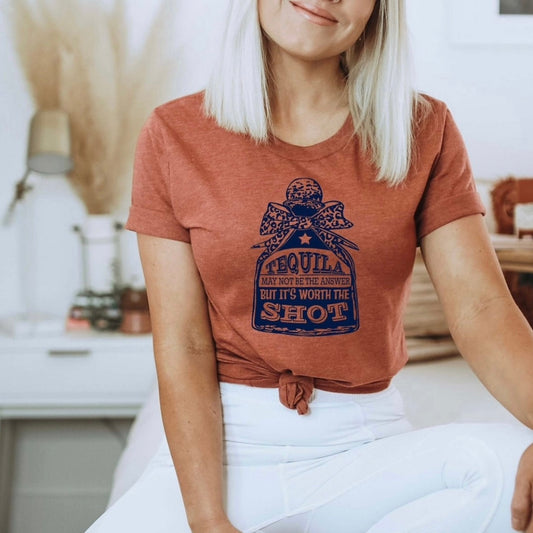 Tequila Shot Graphic Tee or Sweatshirt - Bella Lia Boutique