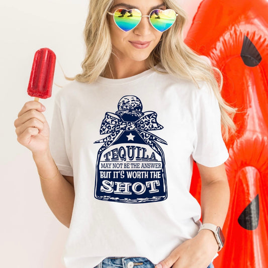 Tequila Shot Graphic Tee or Sweatshirt - Bella Lia Boutique