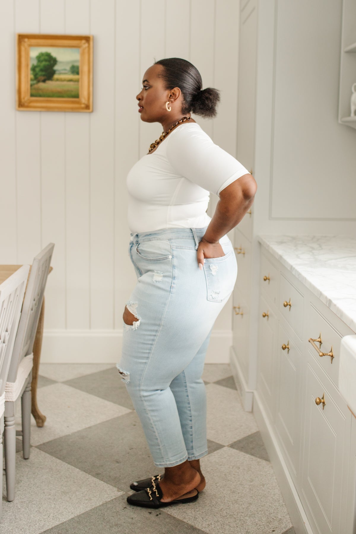 Super Light Destroyed Boyfriend Jeans | Judy Blue