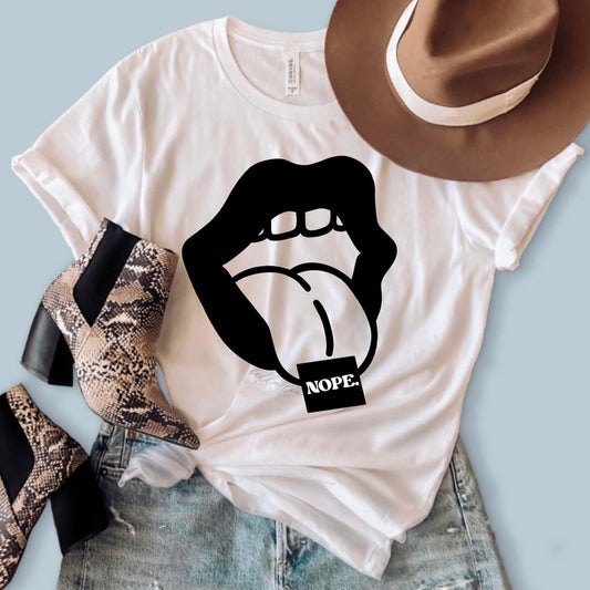 Nope to Love Graphic Tee - Bella Lia Boutique