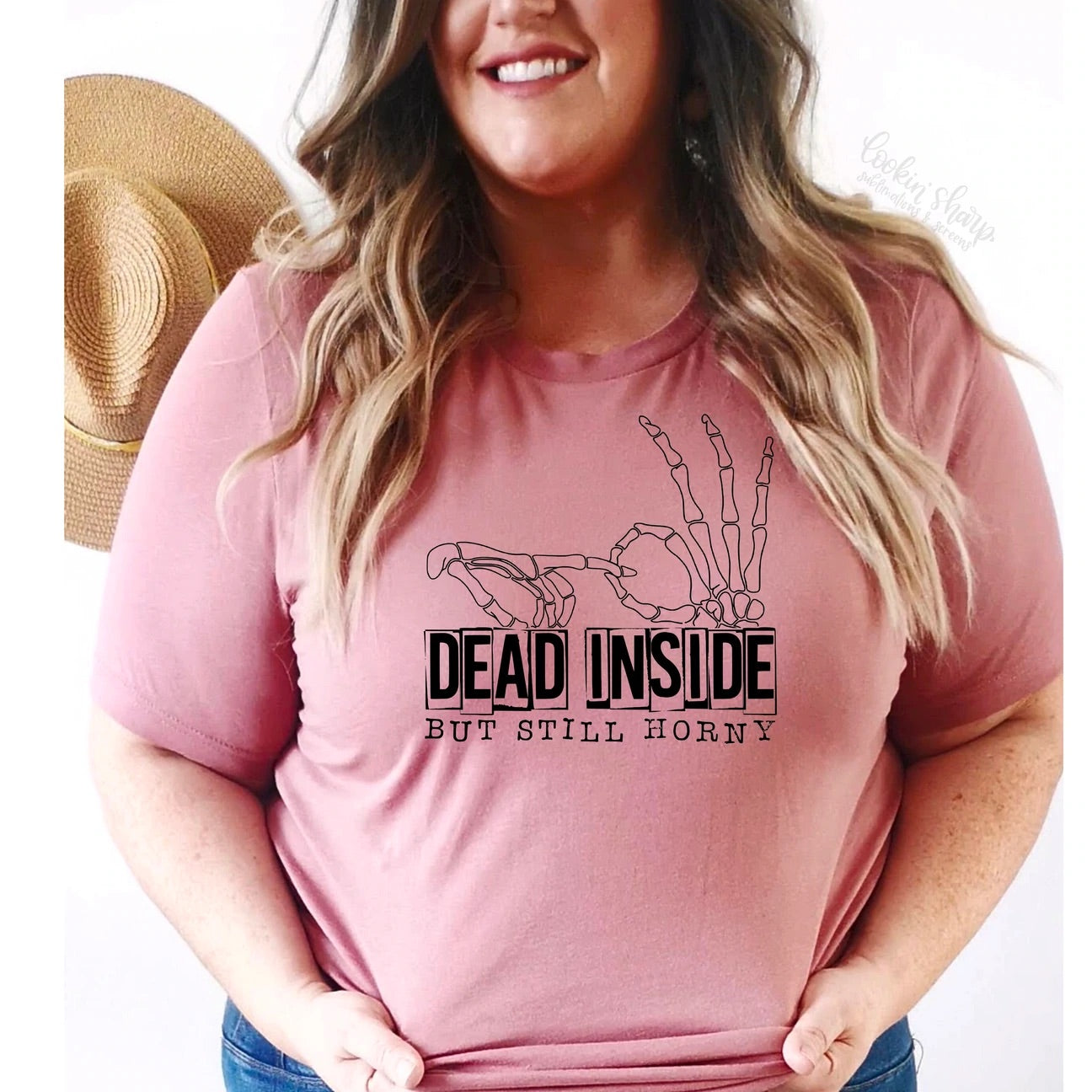 Dead Inside But Horny Graphic Tee - Bella Lia Boutique