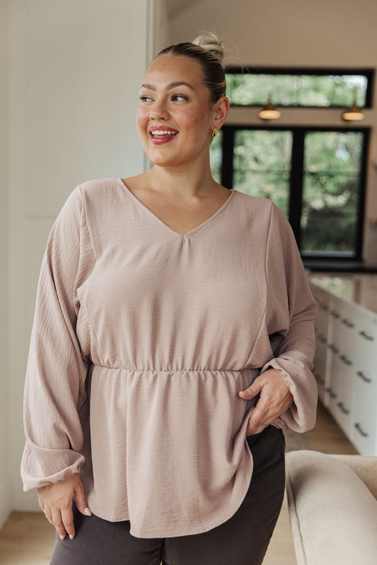 Imagine It All Peplum Top