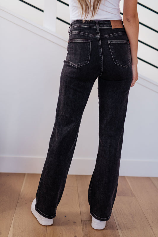 Joan High-Rise Control Top Straight Jeans | Judy Blue