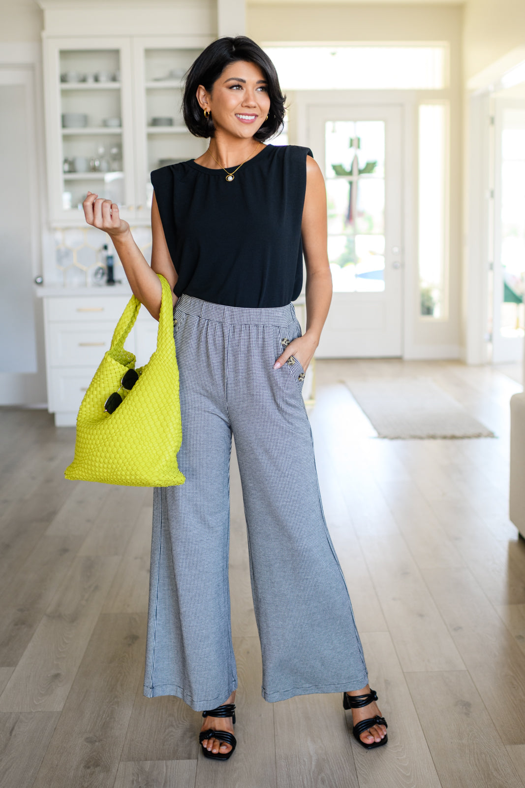 Woven and Worn Tote | Citron