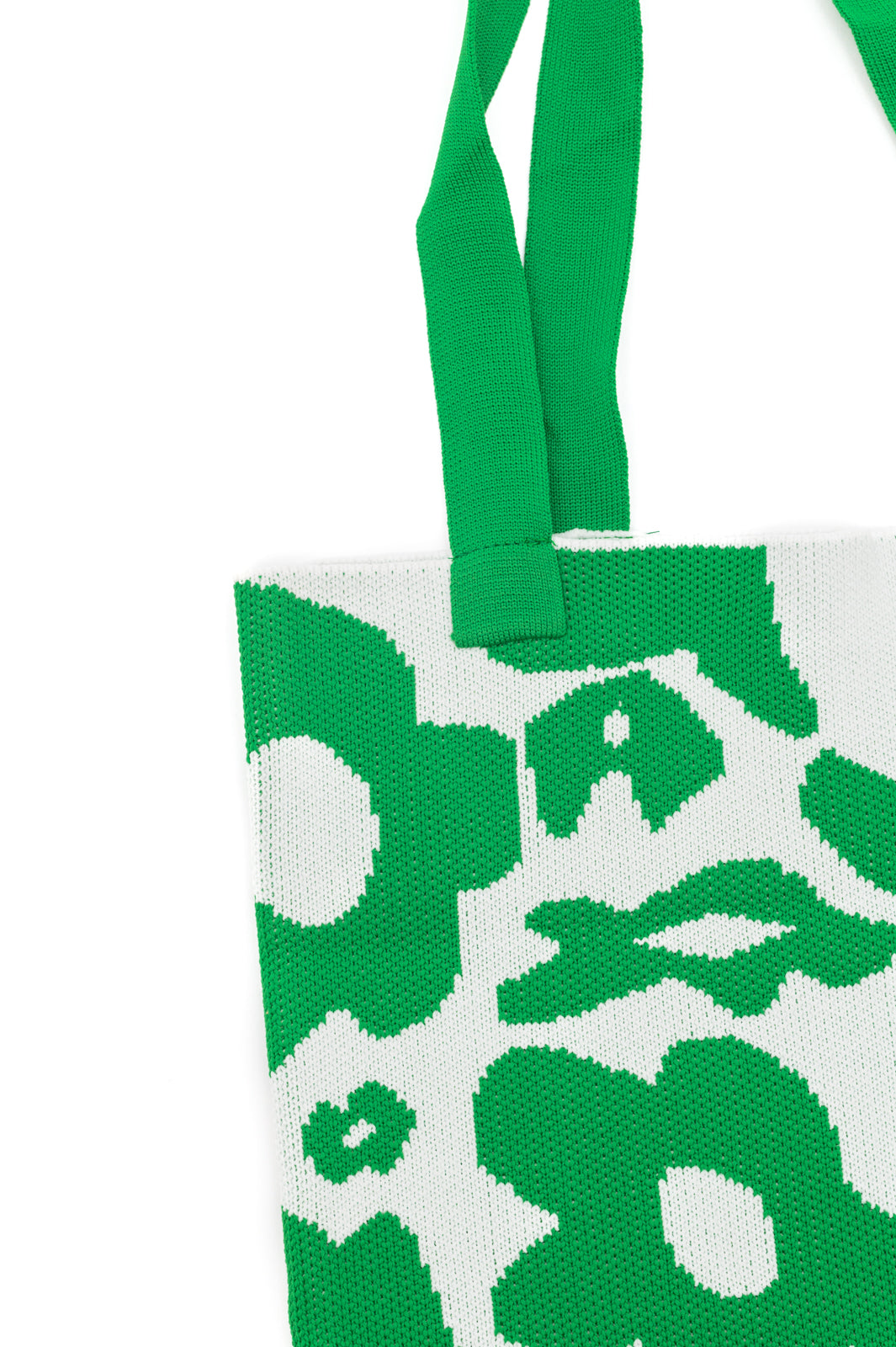 Lazy Daisy Knit Bag | Green