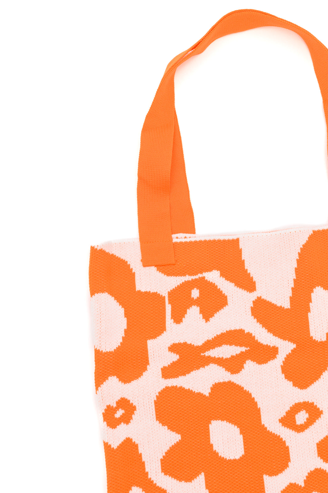 Lazy Daisy Knit Bag | Orange