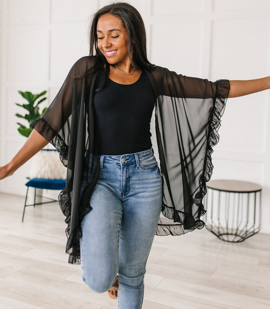 Leave You Guessing Kimono