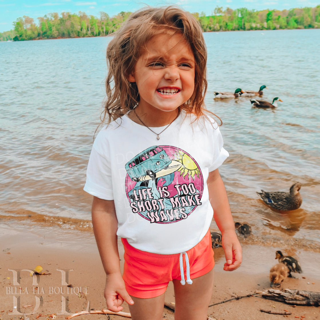 Life is Too Short Toddler and Youth Tee - Bella Lia Boutique