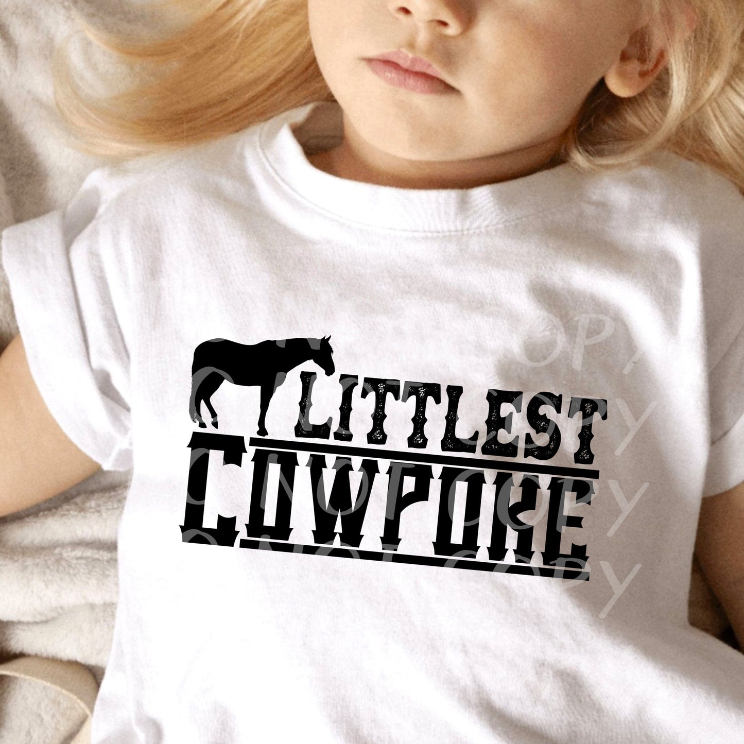 Littlest Cow Poke Toddler and Youth Tee - Bella Lia Boutique