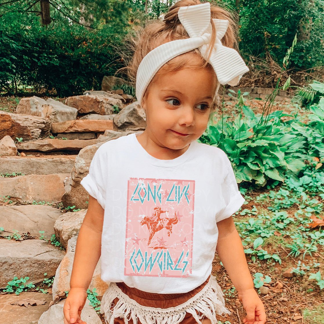 Long Live Cowgirls Toddler & Youth Tee - Bella Lia Boutique