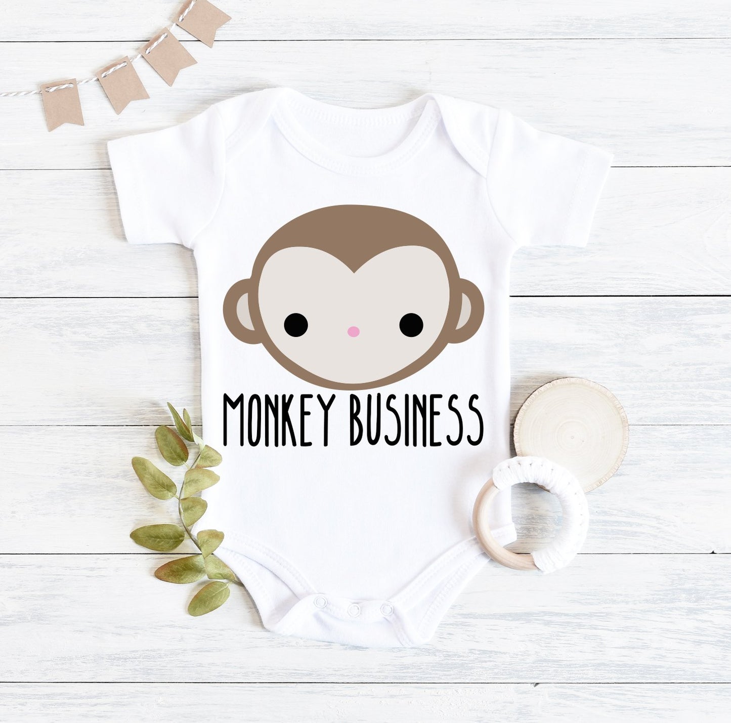 Monkey Business Infant One-Piece - Bella Lia Boutique