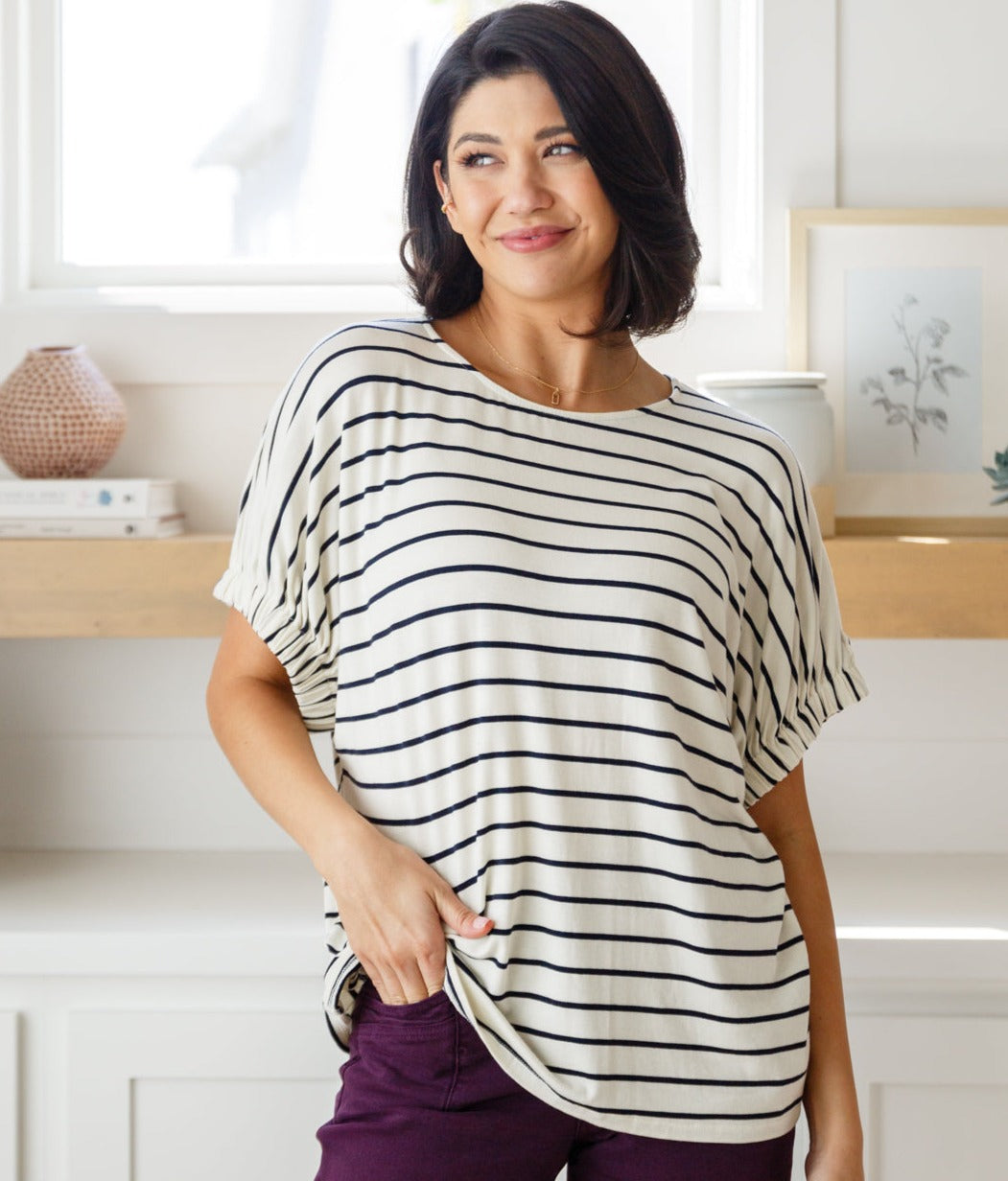 Much Ado About Nothing Striped Top