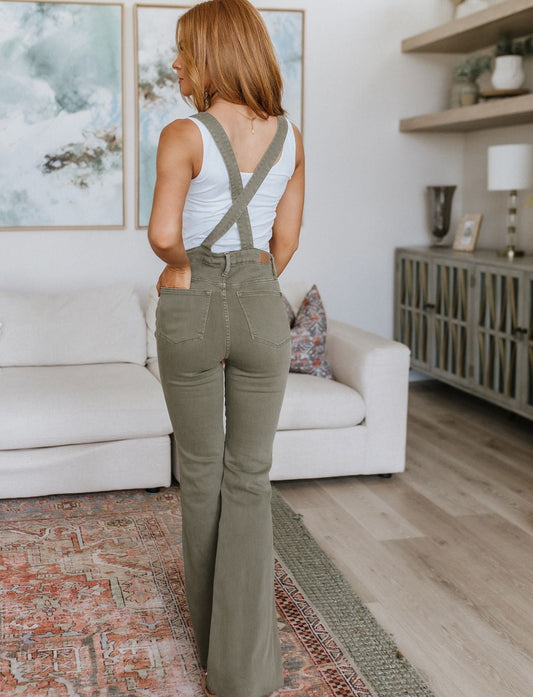 Olivia Control Top Release Hem Overalls | Judy Blue